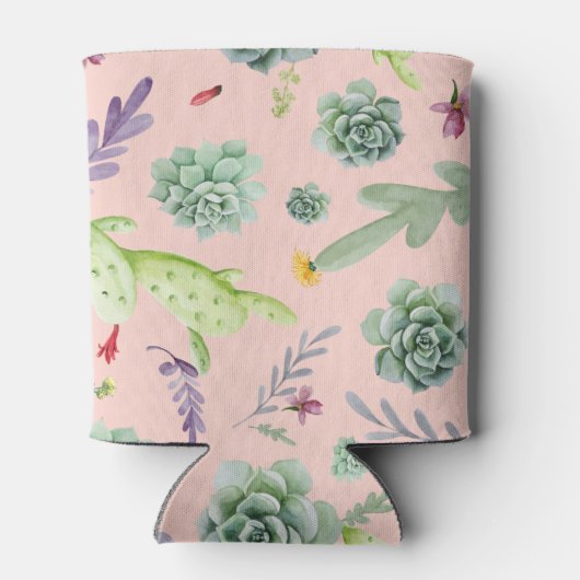 サボテン柄8 缶クーラー (裏面)