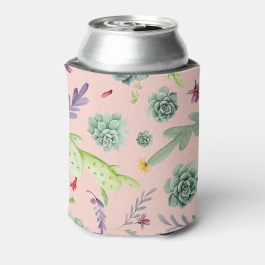 サボテン柄8 缶クーラー (缶裏面)