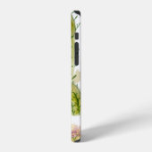 サボテン柄 水彩画 iPhoneケース (左側面)