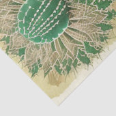 サボテン植物エフェメラコラージアートNo4 薄葉紙 (詳細)