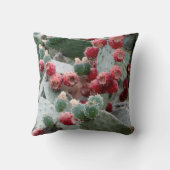 サボテン植物写真投げクッション41 cm x 41 cm クッション (裏面)