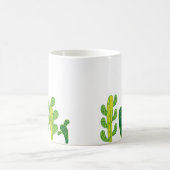 サボテン植物愛好家 コーヒーマグカップ (中央)