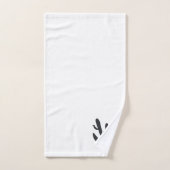 サボテン植物黒砂漠風呂タオルセット バスタオルセット (ハンドタオル)