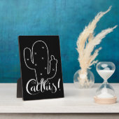 サボテン植物 フォトプラーク (側面)