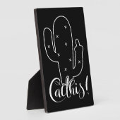 サボテン植物 フォトプラーク (側面)