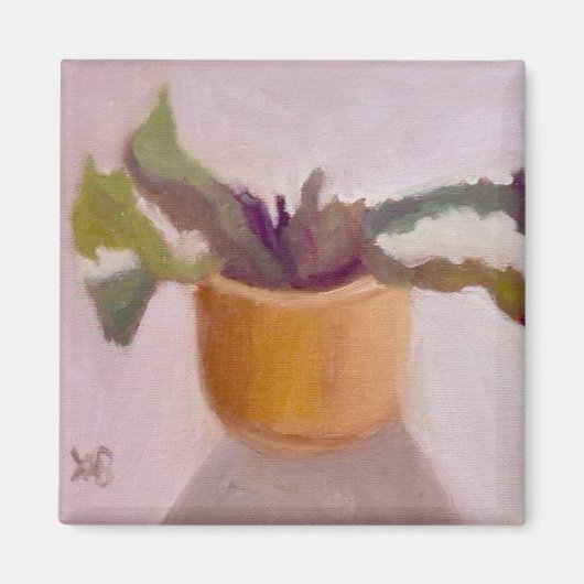 サボテン植物 マグネット (正面)