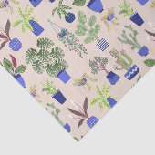 サボテン模様ピンク 薄葉紙 (詳細)