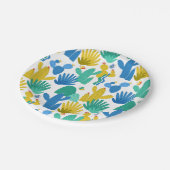 サボテン模様紙プレート ペーパープレート (アングル)