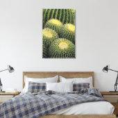 サボテン模様 キャンバスプリント (インサイチュ (寝室))