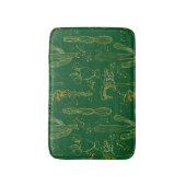 サボテン模様 バスマット (正面縦)