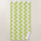 サボテン模様 ビーチタオル (正面)