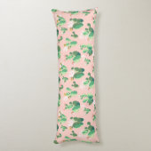 サボテン模様 ボディピロー (裏面 (縦))