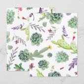 サボテン模様 ポストカード (正面/裏面)