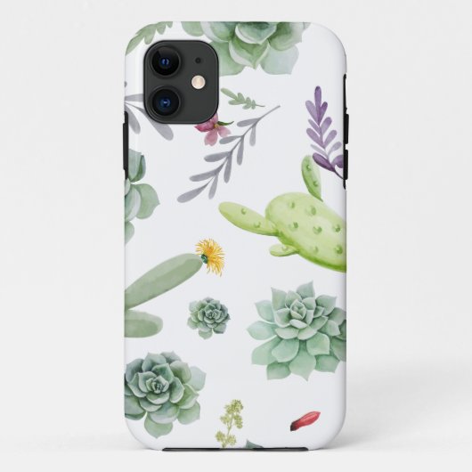 サボテン模様 Case-Mate iPhoneケース (裏面)