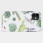 サボテン模様 Case-Mate iPhoneケース (裏面(横))