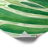 サボテン水彩プリント付き砂漠景観 ポスター (角)