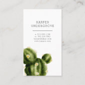 サボテン清掃サービス 名刺 (裏面)