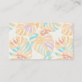 サボテン熱帯パームツリーデザートボホ結婚ズ エンクロージャーカード (裏面)