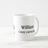サボテン熱狂するマグ コーヒーマグカップ (正面右)