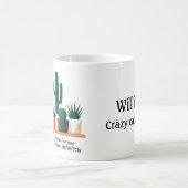 サボテン熱狂するマグ コーヒーマグカップ (中央)