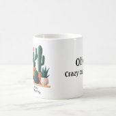 サボテン熱狂するマグ コーヒーマグカップ (中央)