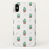 サボテン猫のiPhone Xの場合 Case-Mate iPhoneケース (裏面)