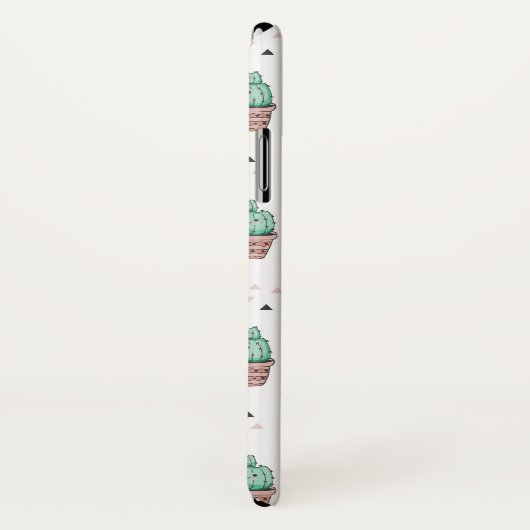 サボテン猫のiPhone Xの場合 Case-Mate iPhoneケース (裏面/右)