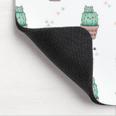 サボテン猫マウスパッド マウスパッド (コーナー)