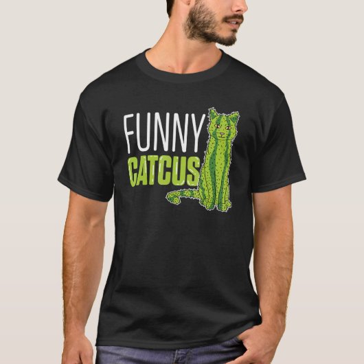 サボテン猫ママ Tシャツ (正面)