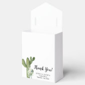 サボテン白い花パンパスグラスパーティー フェイバーボックス (オープン)