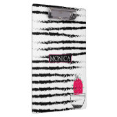 サボテン白黒パタストライプのーン クリップボード (右)