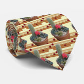 サボテン皿ガーデンタイ#2 ネクタイ (ロール)