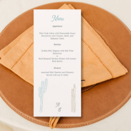 サボテン砂漠テーマ結婚ズ メニュー