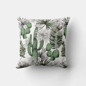 サボテン砂漠パターン クッション (裏面)