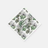 サボテン砂漠パターン スタンダードカクテルナプキン (角)