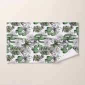 サボテン砂漠パターン バスタオルセット (ハンドタオル)