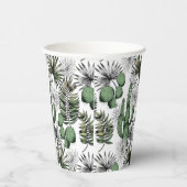 サボテン砂漠パターン 紙コップ (右)