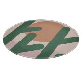 サボテン砂漠ボヘミアンサンセットパターン カッティングボード (角)