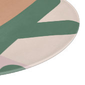 サボテン砂漠ボヘミアンサンセットパターン カッティングボード (角)