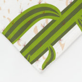 サボテン砂：メキシコのスタイルシームレス。 フリースブランケット (角)