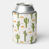 サボテン砂：メキシコのスタイルシームレス。 缶クーラー (缶裏面)