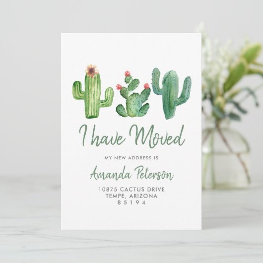 サボテン私は新しいホームグリーン移動を移動した 案内状 (スタンド正面)