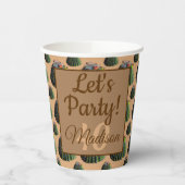 サボテン紙カップ 紙コップ (左)