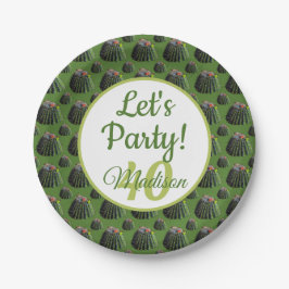 サボテン紙プレート ペーパープレート