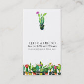 サボテン素朴のフローラ南西部の友人を参照 紹介カード (正面)