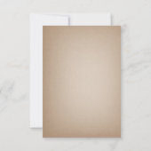 サボテン素朴バッファロー赤ちゃんシャワーブックリクエスト 招待状 (裏面)