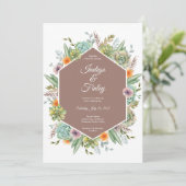 サボテン結婚の実 招待状 (スタンド正面)