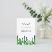 サボテン結婚の詳細。サマーキャッシュ情報 エンクロージャーカード (スタンド正面)