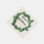 サボテン結婚ズ：ようこそ スタンダードカクテルナプキン (角)