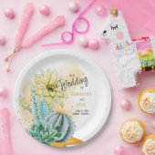 サボテン結婚ズ ペーパープレート (パーティー)